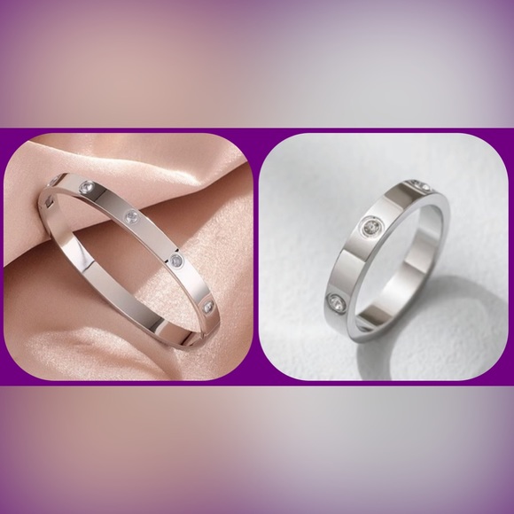 🔥OVAL BRACELET/BANGLE & RING🔥 - Picture 5 of 5